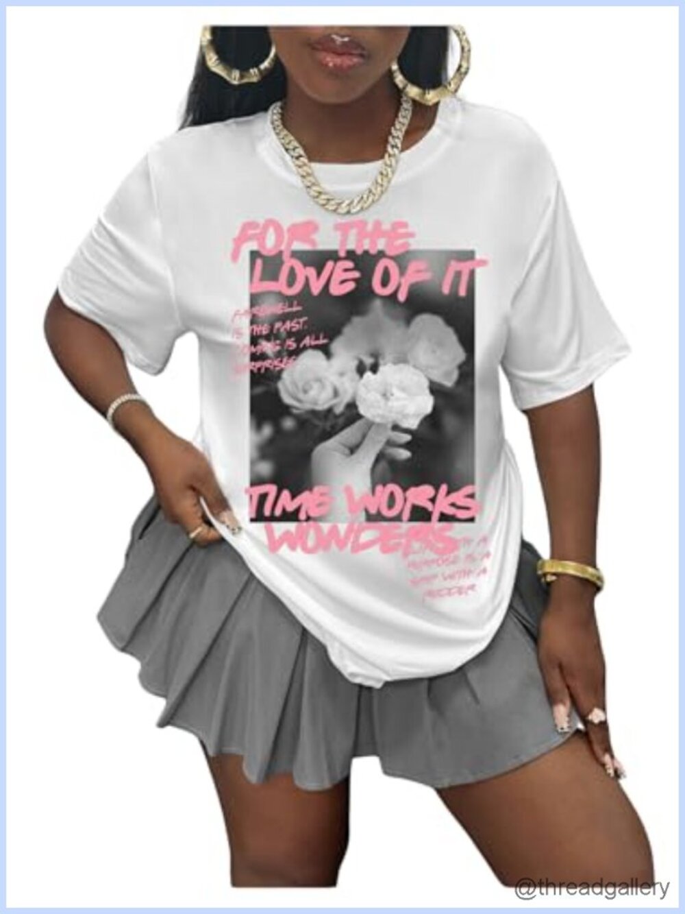 Women's Graphic T-Shirt Letter Print Drop Shoulder Short Sleeve Crew Neck